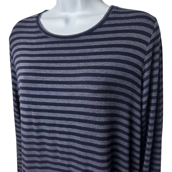Majestic Paris for Neiman Marcus Super Soft Touch Blue Stripe Lounge Capsule S - Picture 3 of 10